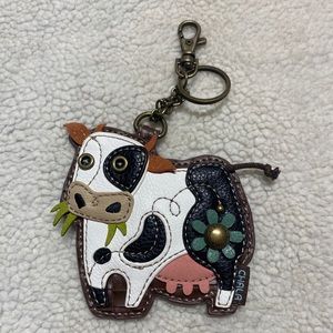 Chala Cow Keychain Coin Purse